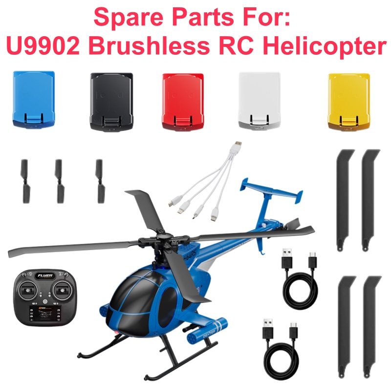 Rc Helicopter Coaxial - U9902 Brushless Optical Flow RC Helicopter