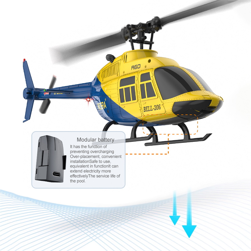 A60 RC Helicopter 2.4G 6-Aixs  - Rc Helicopter Case 评论和价格