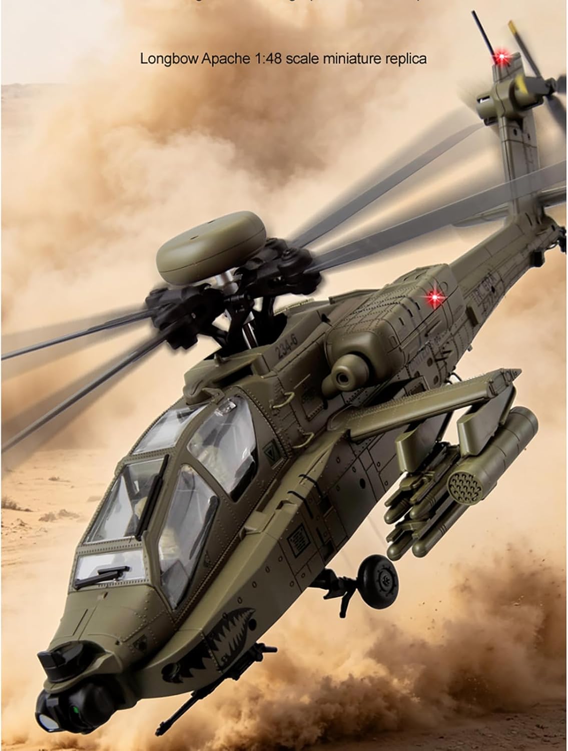 310MM 6CH C170 AH-64D Remote C - Rc Helicopter Case 评论和价格