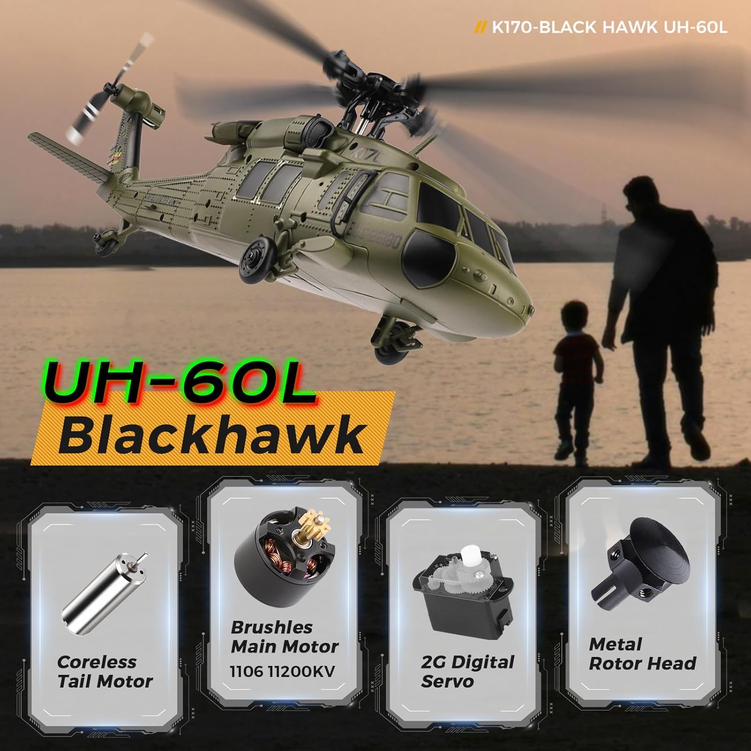 WLtoys K170 Brushless 4-CH RC  - Rc Helicopter Case 评论和价格