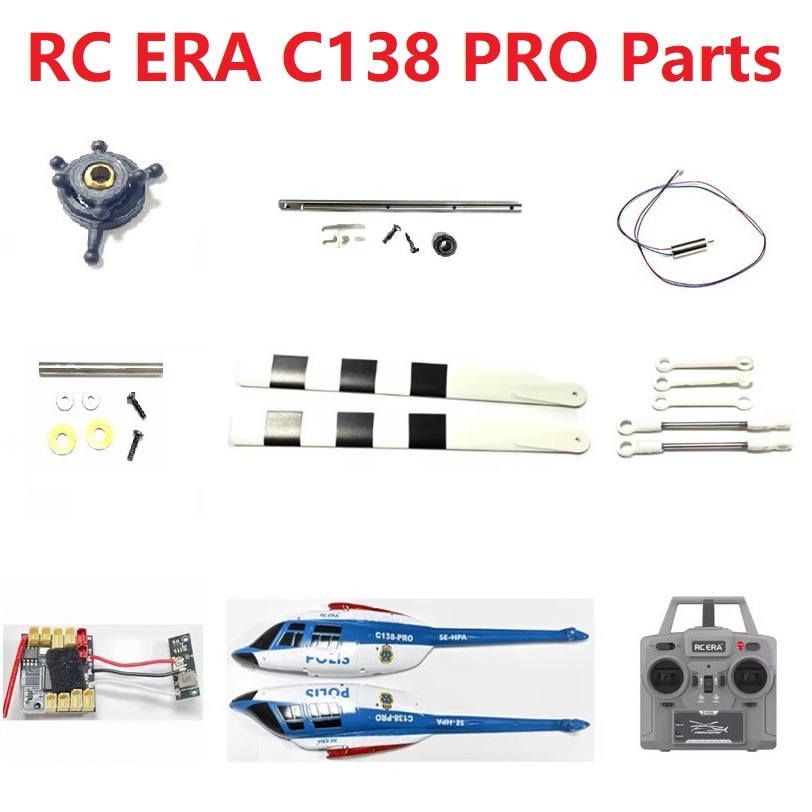 Spare Parts List for RC ERA C1 - Rc Helicopter Blade 评论和价格