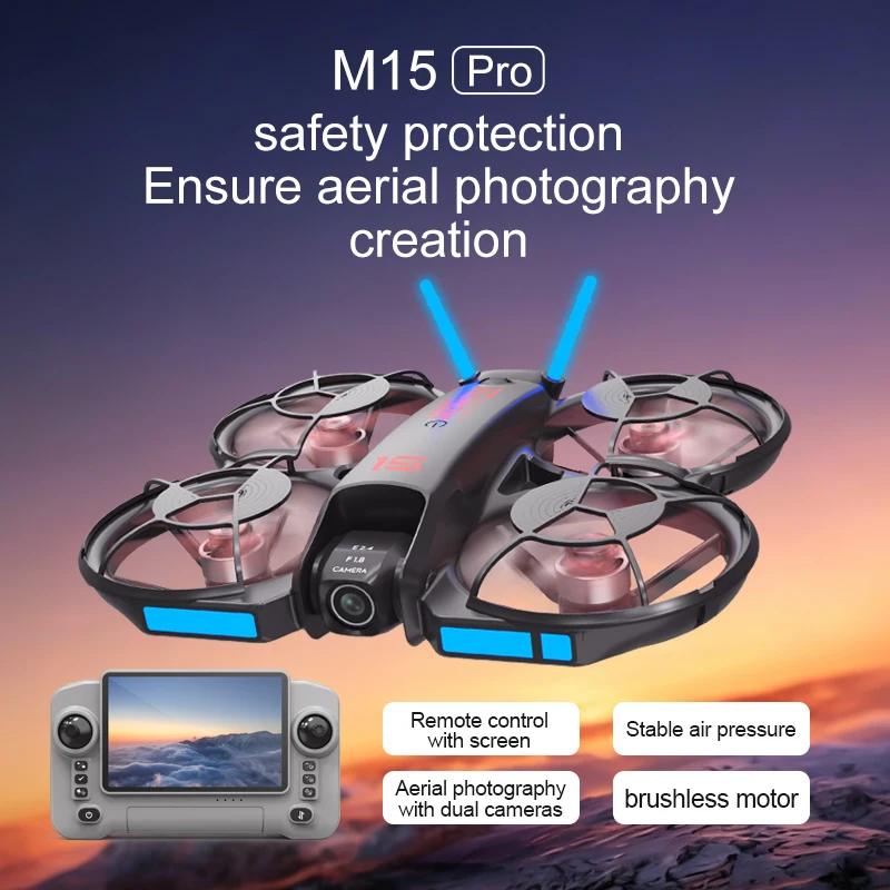 2026 New M15 FPV Drone with Sc - Rc Helicopter Case 评论和价格