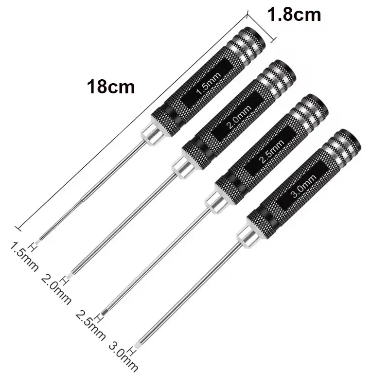 Hex Driver Set 1.5/2.0/2.5/3.0 - Rc Helicopter Tool Kit 评论和价格
